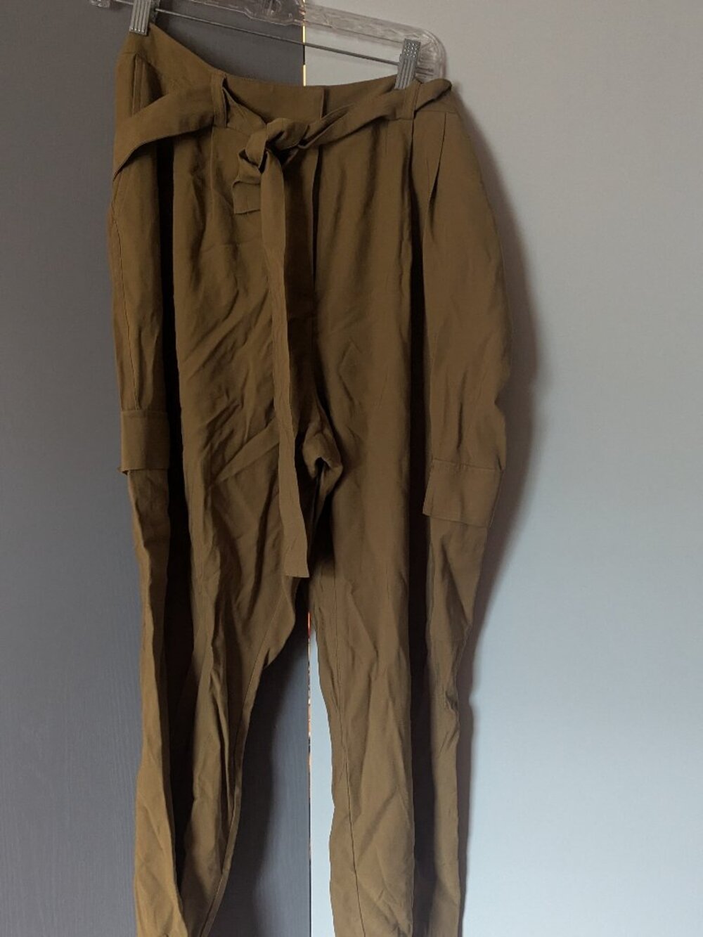 Nine West Tapered Leg Trouser Cargo Work Pant XL